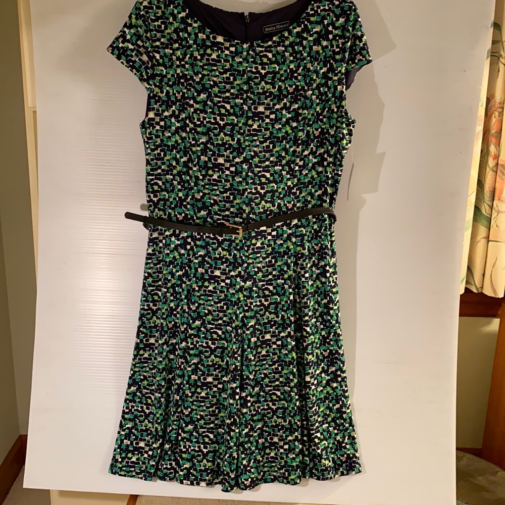 Jessica Howard belted petite dress